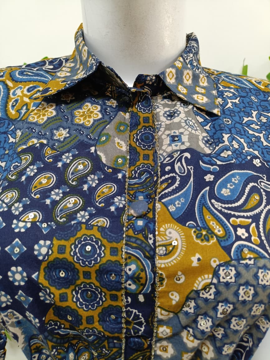 Midnight mustard Blue