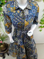 Midnight mustard Blue