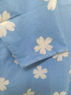 Blue With White Floral