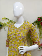 Yellow with floral