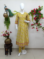 Yellow with floral