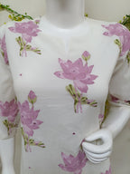 white with baby pink floral