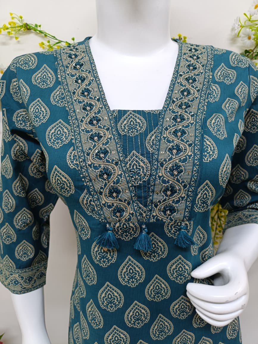 peacock teal