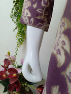 Dusty purple with floral