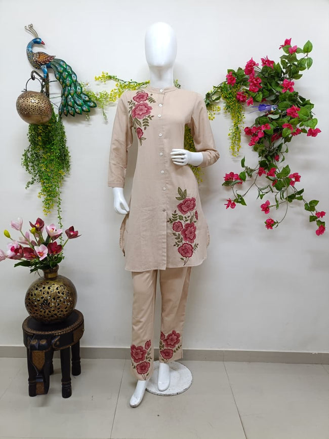Soft Camel Beige Dress Hover Image