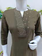 Olive green