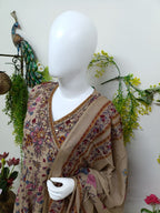 Beige with floral