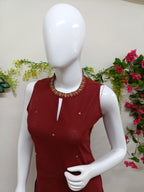 brownish red