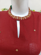 brownish red