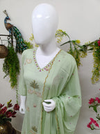 Pastel Pistachio Green