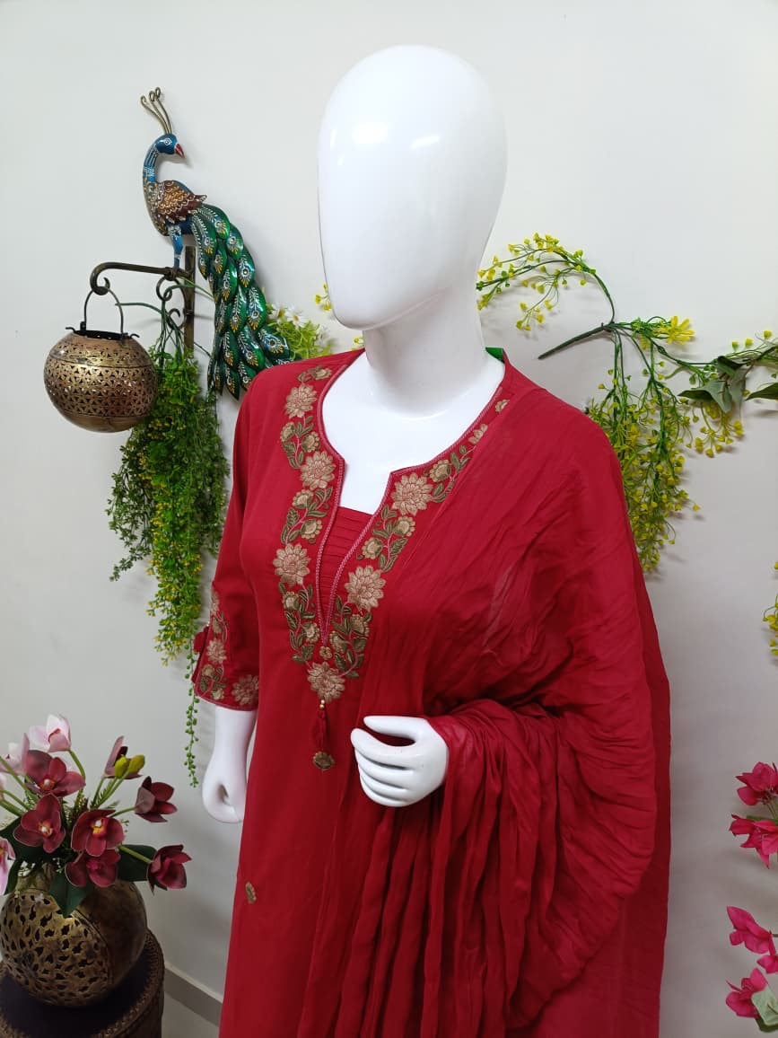 Deep red