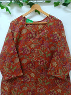 Orange with Floral