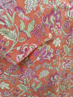 Orange with Floral